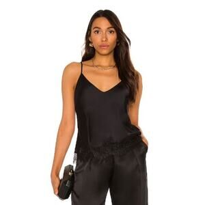 NWT Revolve L'Agence Dayna Lace Cami | Black | SZ L